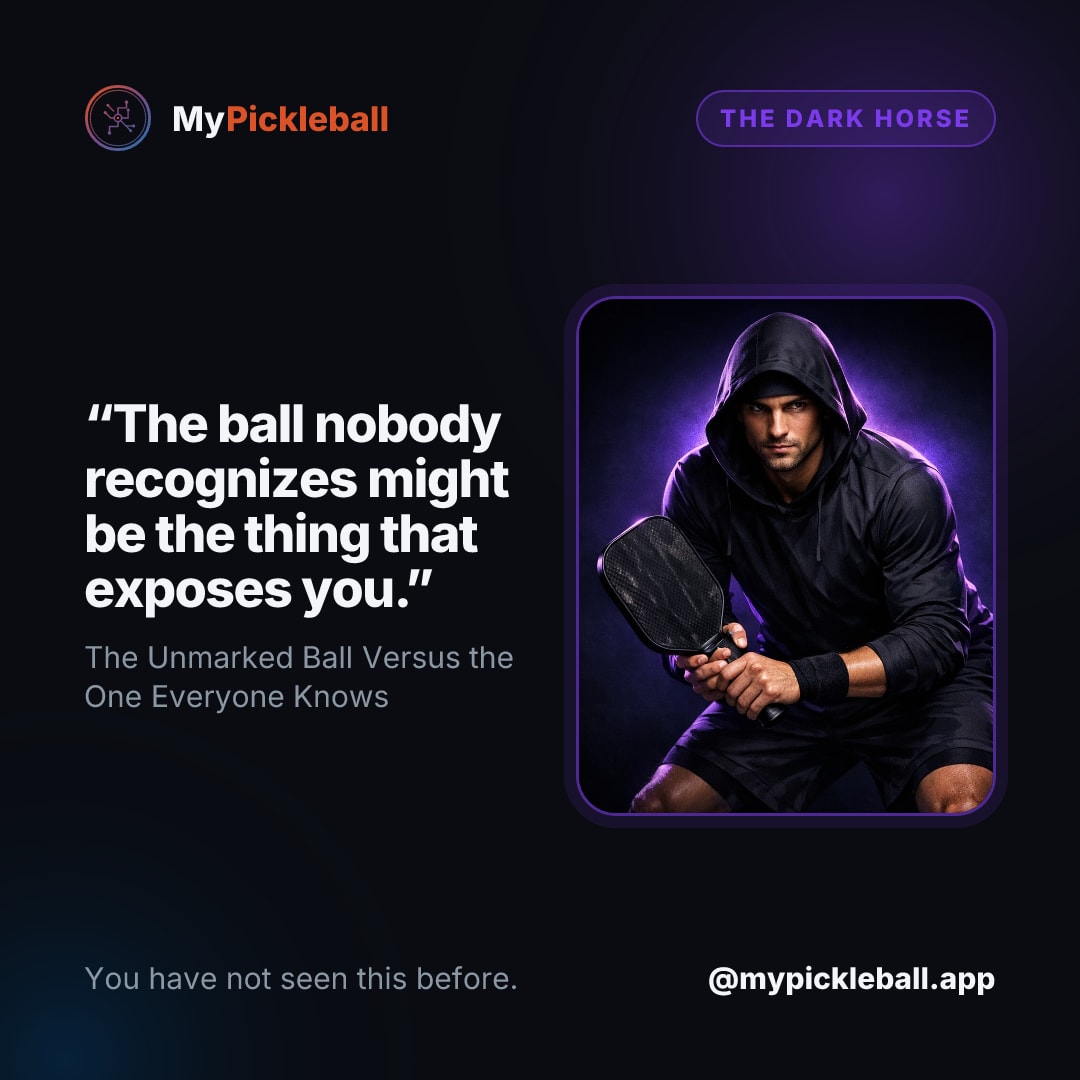The Unmarked Ball Versus the One Everyone Knows